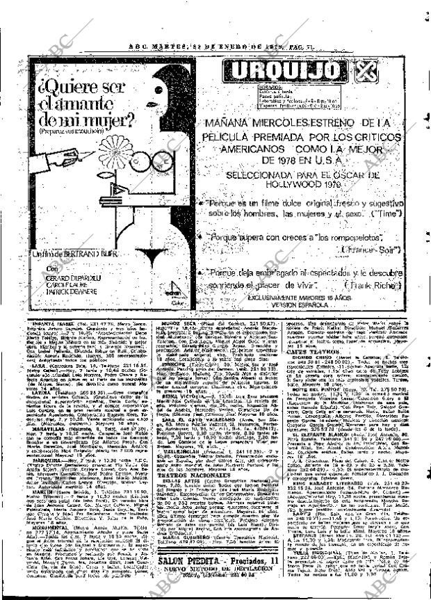 ABC MADRID 23-01-1979 página 87