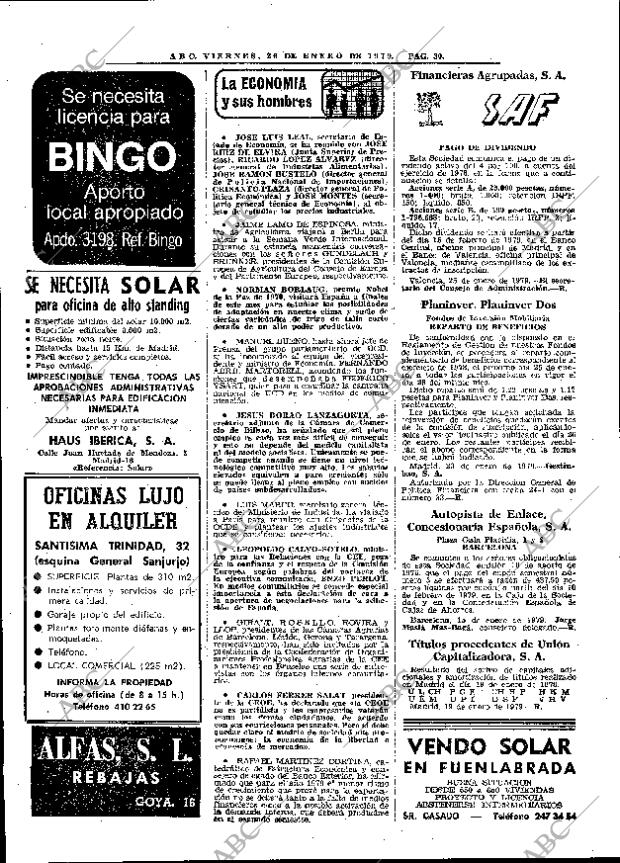 ABC MADRID 26-01-1979 página 38