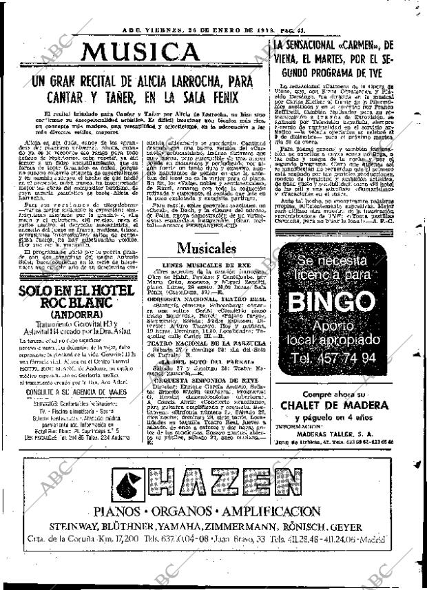 ABC MADRID 26-01-1979 página 49