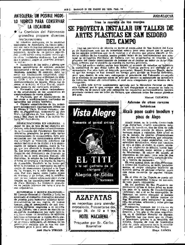 ABC SEVILLA 27-01-1979 página 26