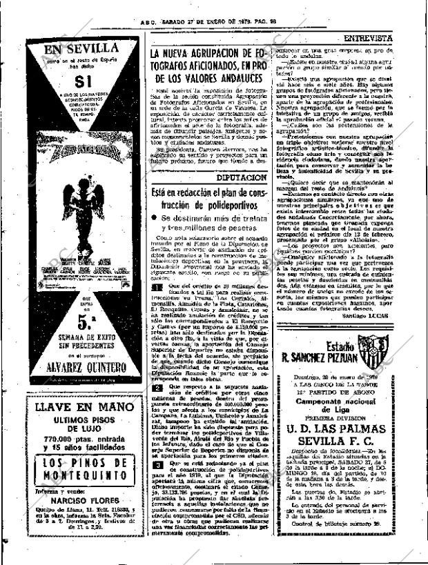 ABC SEVILLA 27-01-1979 página 38