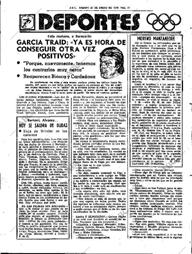 ABC SEVILLA 27-01-1979 página 43