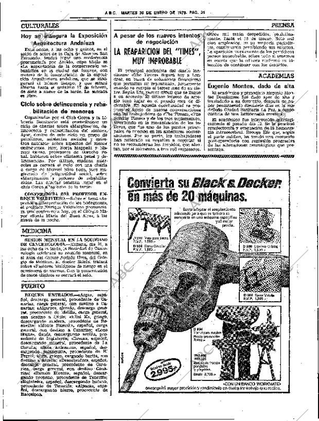 ABC SEVILLA 30-01-1979 página 43