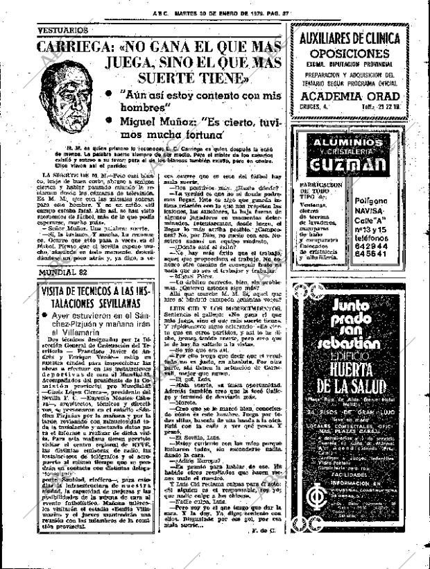 ABC SEVILLA 30-01-1979 página 49