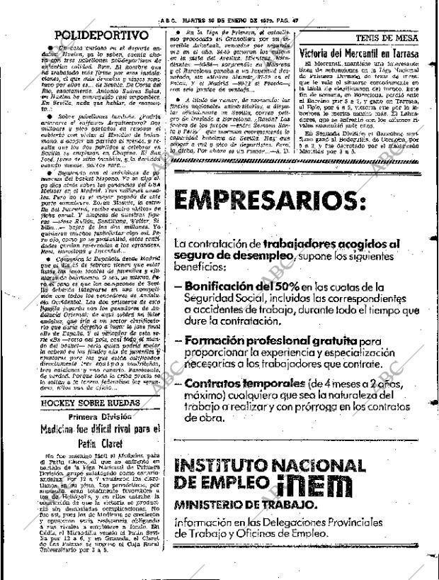 ABC SEVILLA 30-01-1979 página 59