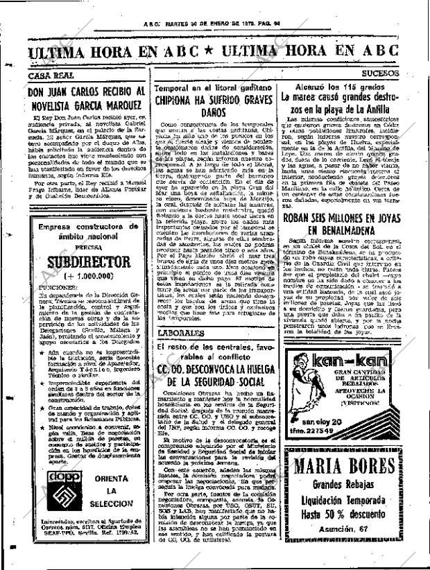 ABC SEVILLA 30-01-1979 página 76