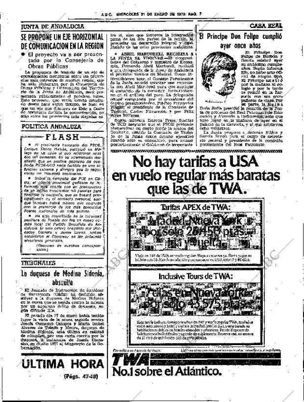 ABC SEVILLA 31-01-1979 página 13