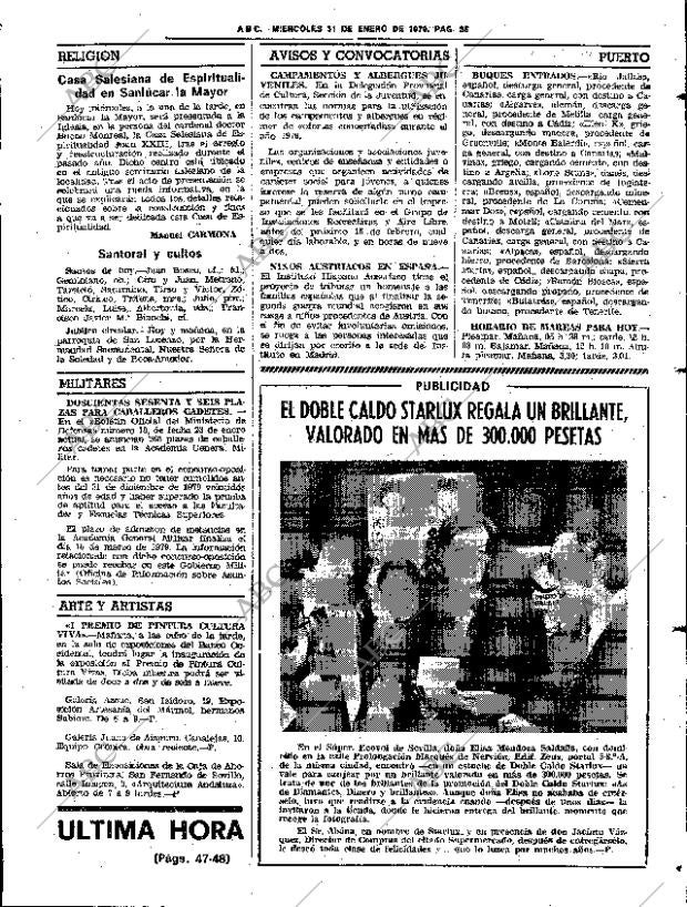 ABC SEVILLA 31-01-1979 página 41