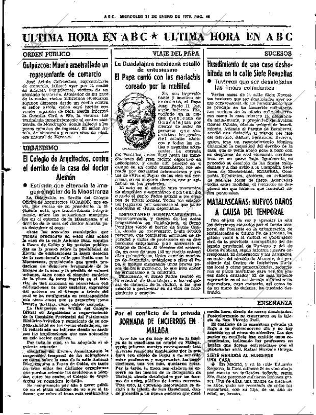 ABC SEVILLA 31-01-1979 página 54