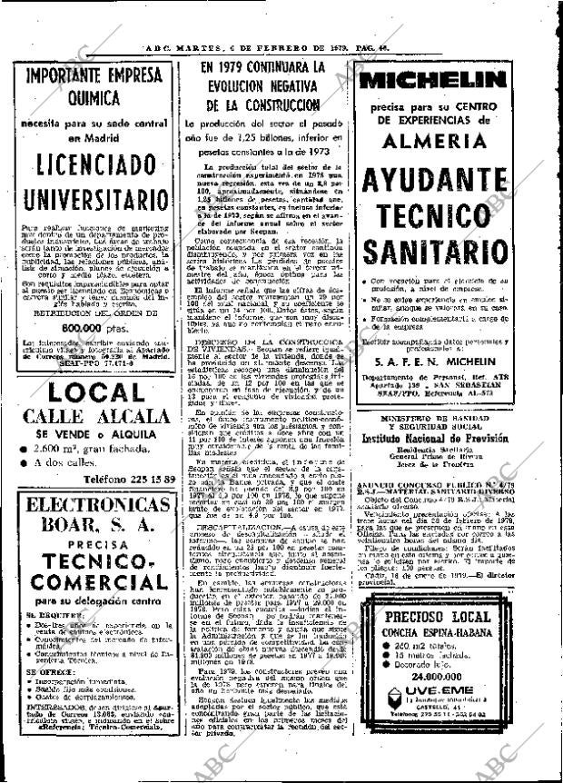 ABC MADRID 06-02-1979 página 62