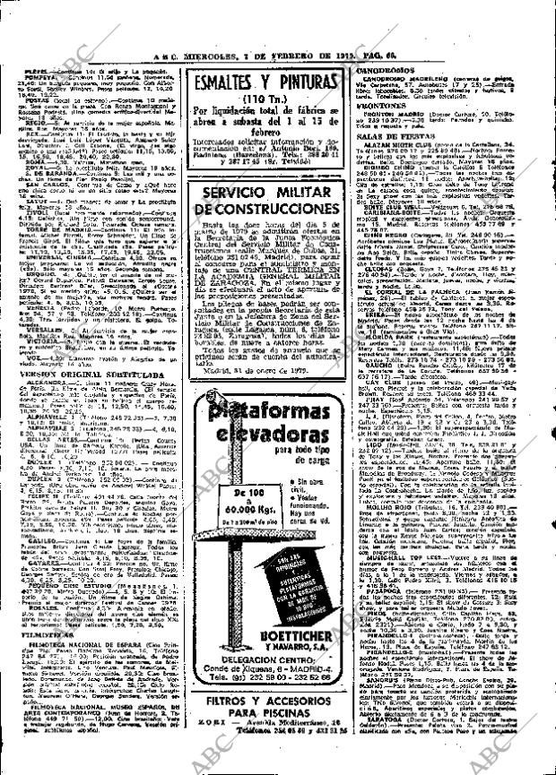 ABC MADRID 07-02-1979 página 74