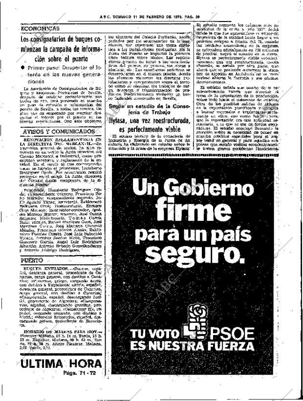 ABC SEVILLA 11-02-1979 página 41