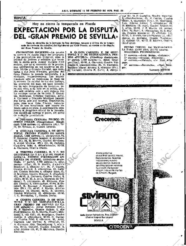 ABC SEVILLA 11-02-1979 página 67