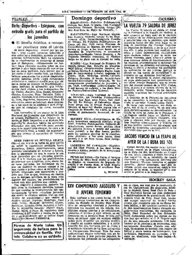 ABC SEVILLA 11-02-1979 página 68
