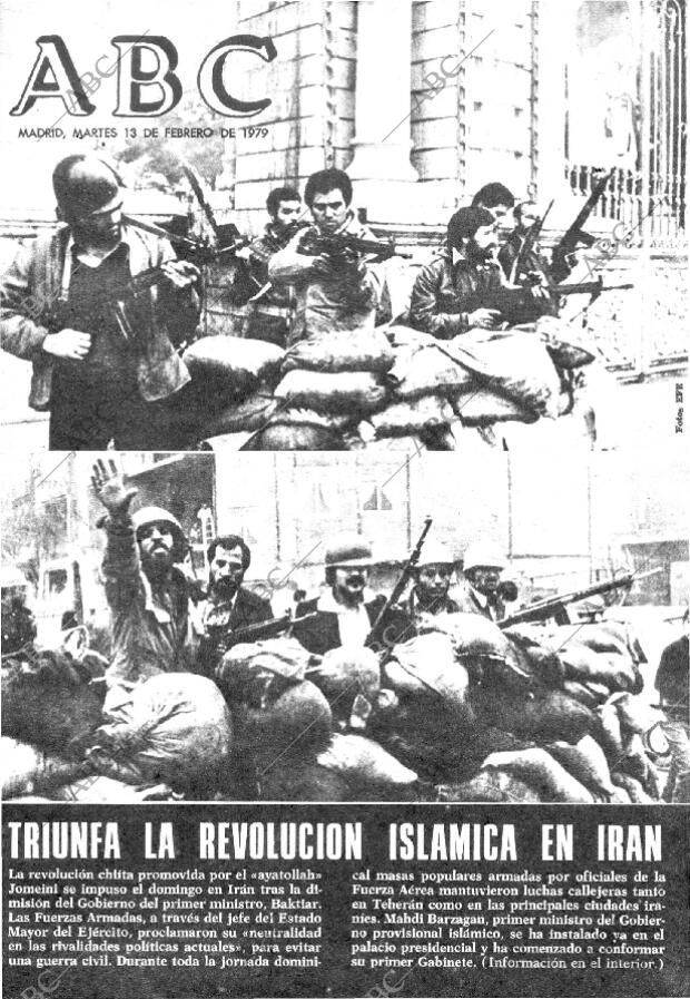 ABC MADRID 13-02-1979 página 1