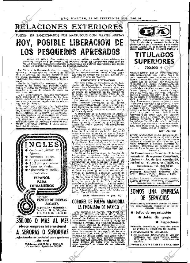 ABC MADRID 13-02-1979 página 28