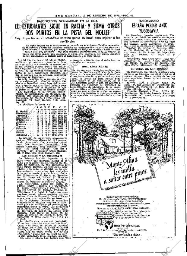 ABC MADRID 13-02-1979 página 73