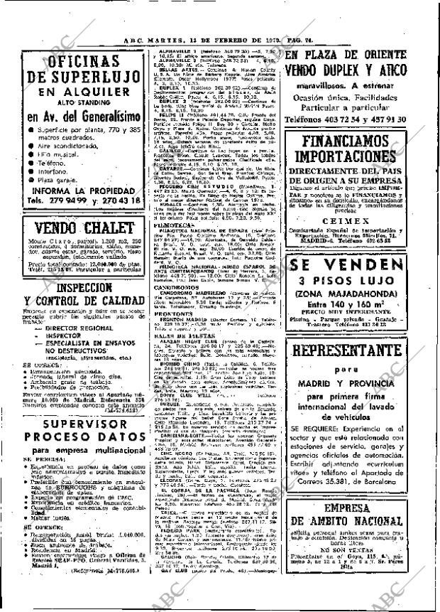 ABC MADRID 13-02-1979 página 86