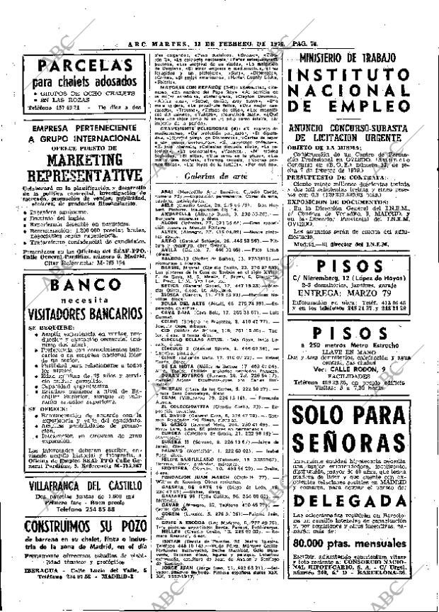 ABC MADRID 13-02-1979 página 88
