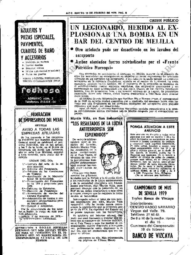 ABC SEVILLA 13-02-1979 página 22
