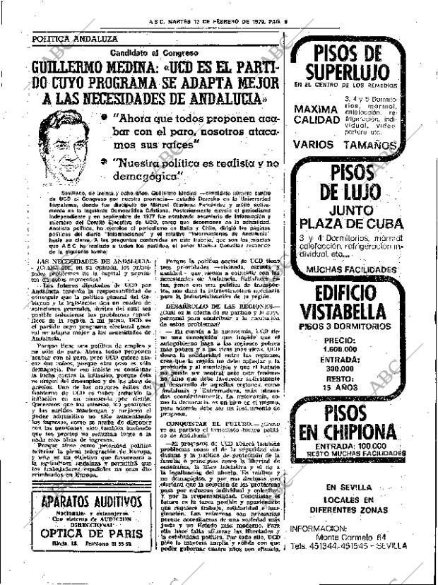 ABC SEVILLA 13-02-1979 página 25