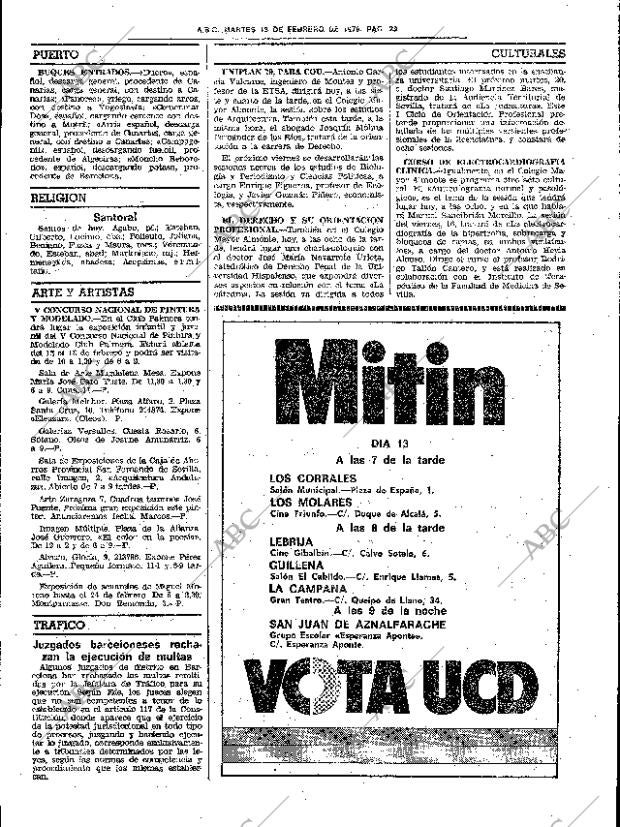 ABC SEVILLA 13-02-1979 página 45