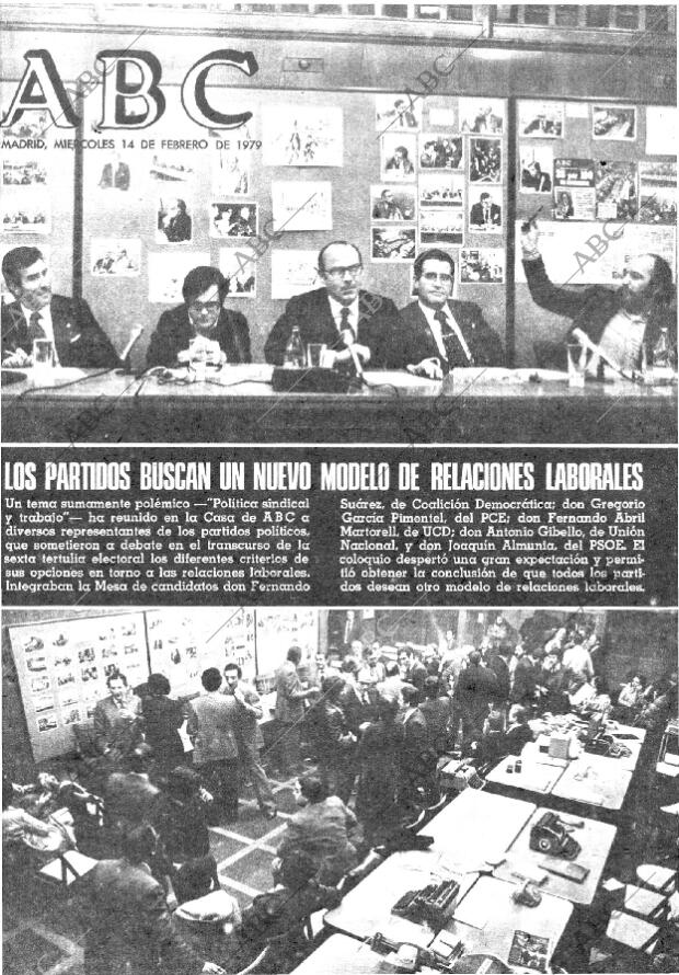 ABC MADRID 14-02-1979 página 1