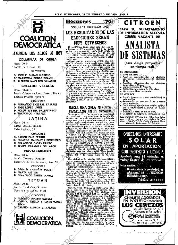 ABC MADRID 14-02-1979 página 16