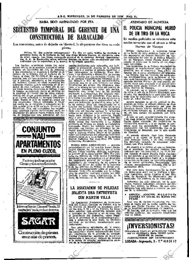 ABC MADRID 14-02-1979 página 19