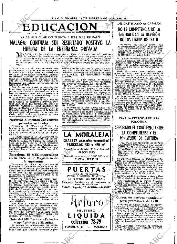 ABC MADRID 14-02-1979 página 34