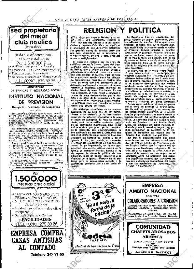 ABC MADRID 15-02-1979 página 14