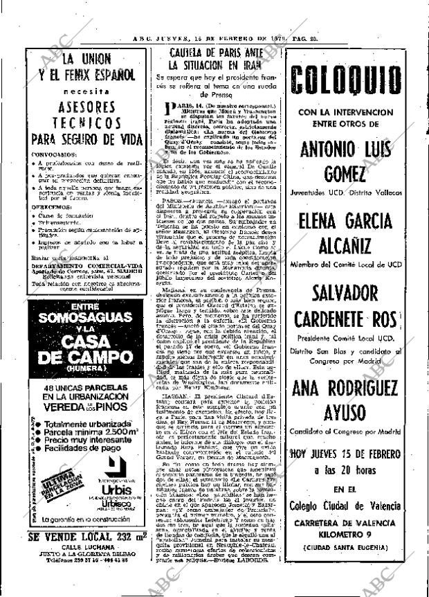 ABC MADRID 15-02-1979 página 28