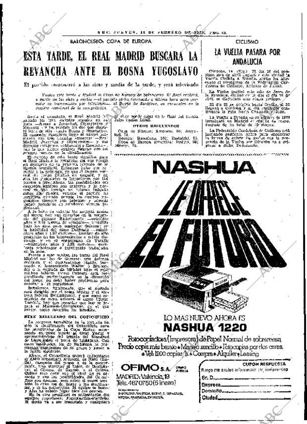 ABC MADRID 15-02-1979 página 69