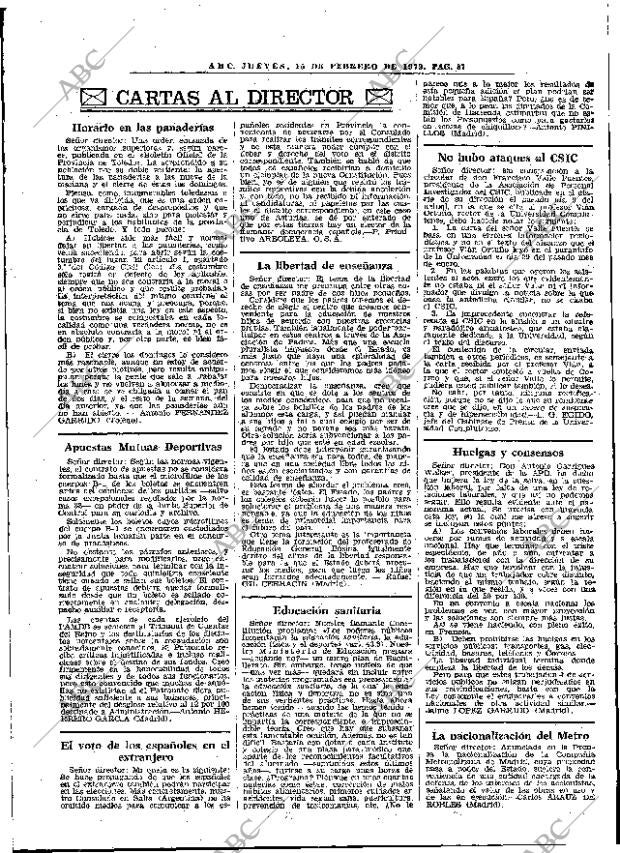 ABC MADRID 15-02-1979 página 95