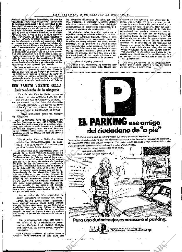 ABC MADRID 16-02-1979 página 19