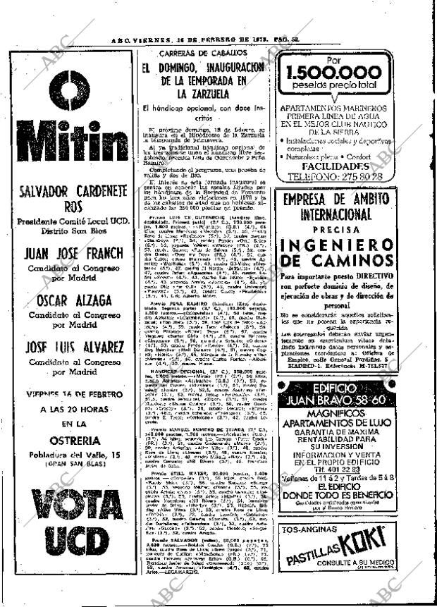 ABC MADRID 16-02-1979 página 60