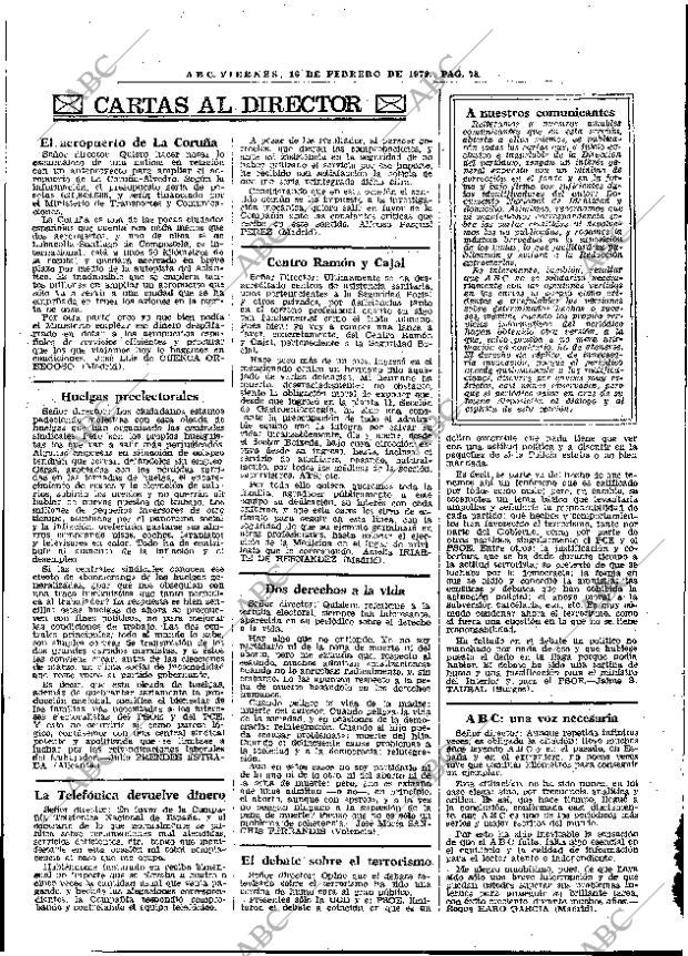ABC MADRID 16-02-1979 página 86