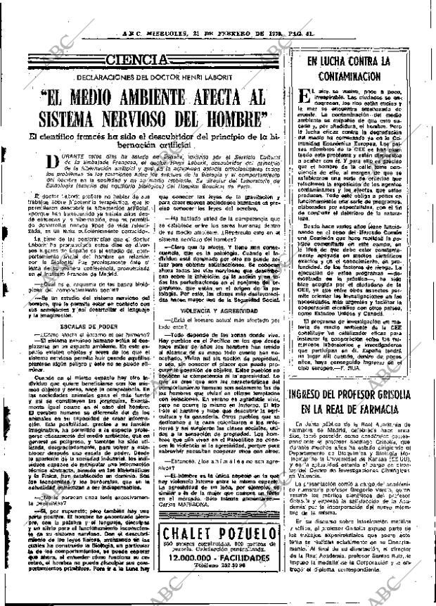 ABC MADRID 21-02-1979 página 49