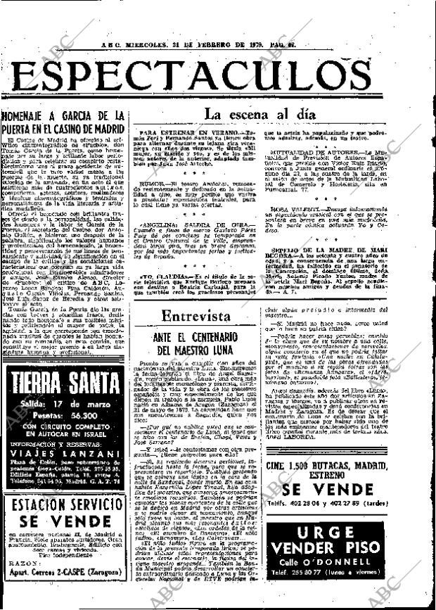 ABC MADRID 21-02-1979 página 74