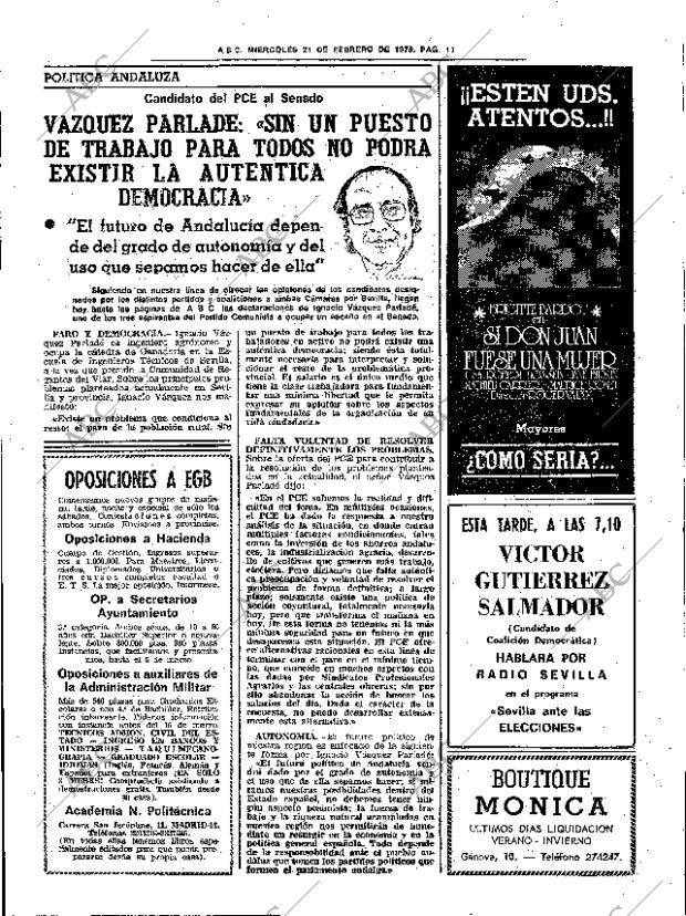 ABC SEVILLA 21-02-1979 página 17