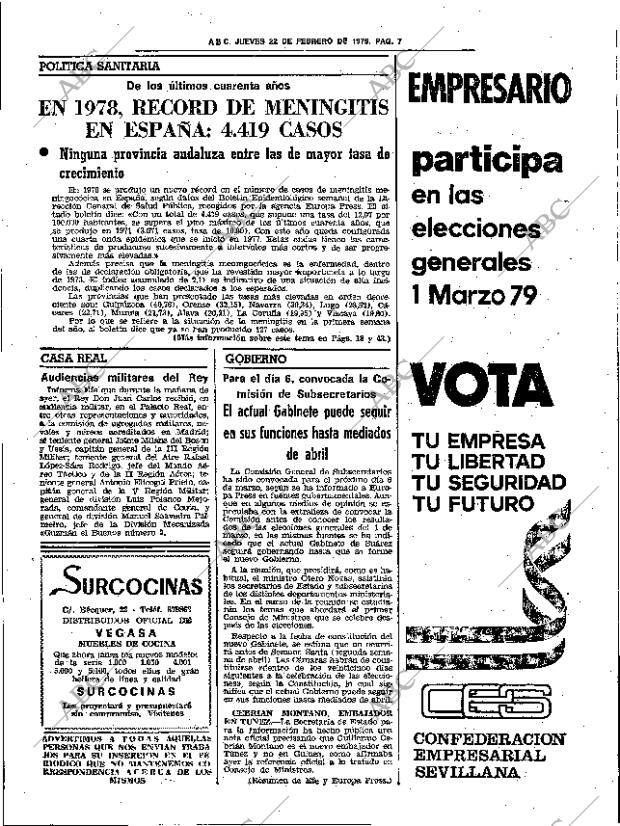 ABC SEVILLA 22-02-1979 página 17