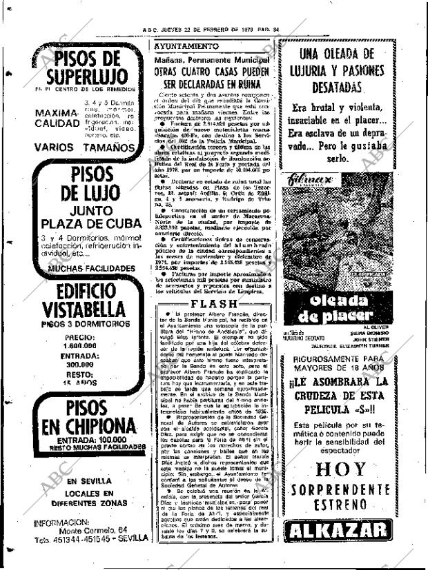 ABC SEVILLA 22-02-1979 página 44