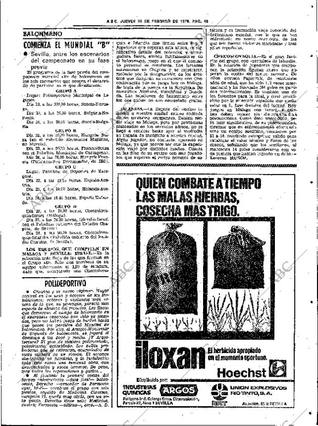 ABC SEVILLA 22-02-1979 página 59