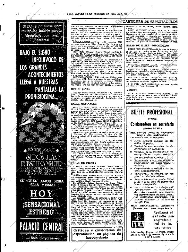 ABC SEVILLA 22-02-1979 página 62