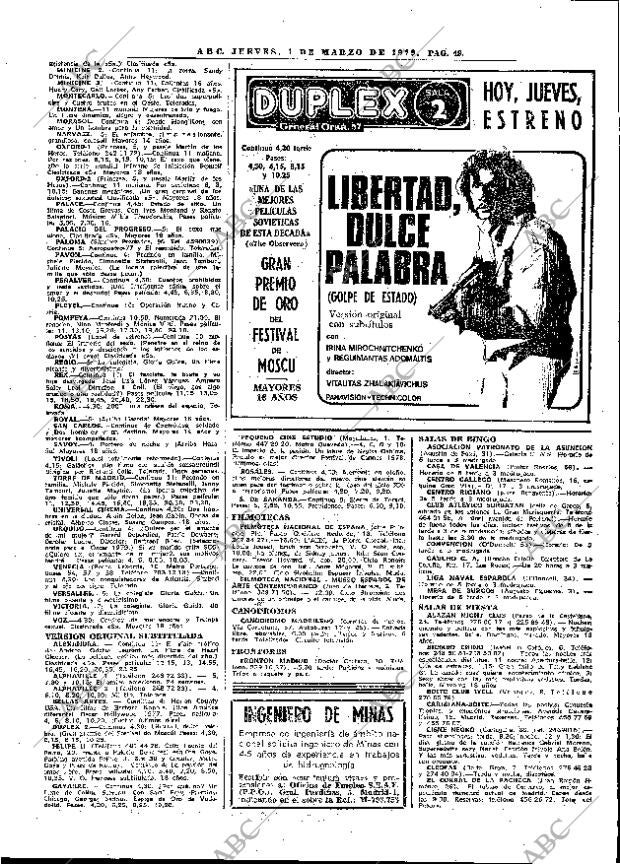 ABC MADRID 01-03-1979 página 57