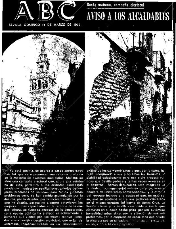 ABC SEVILLA 11-03-1979 página 1