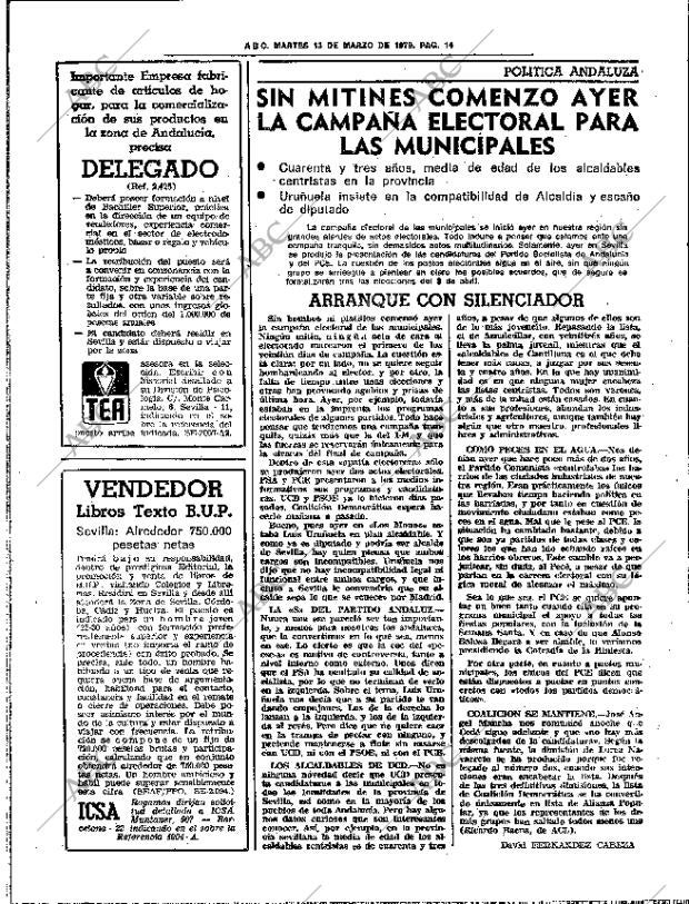 ABC SEVILLA 13-03-1979 página 30