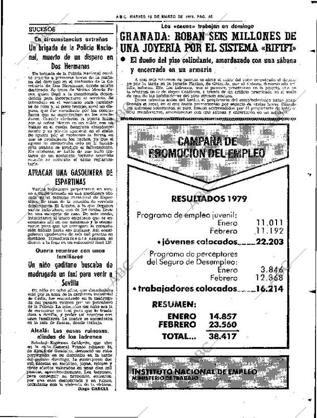 ABC SEVILLA 13-03-1979 página 61