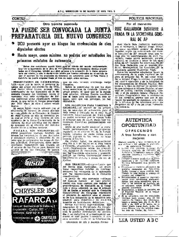 ABC SEVILLA 14-03-1979 página 15