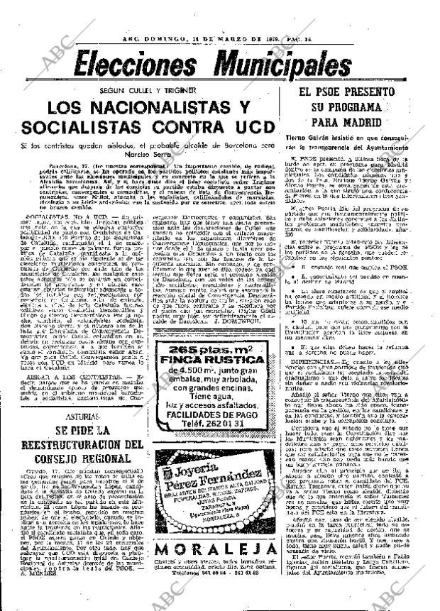 ABC MADRID 18-03-1979 página 31